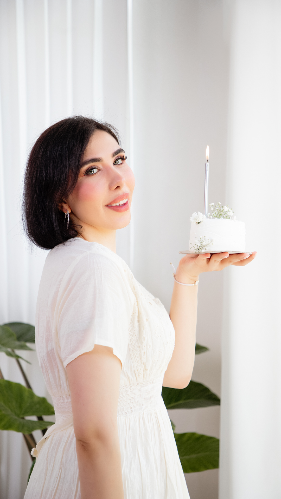 Portrait avec ballons