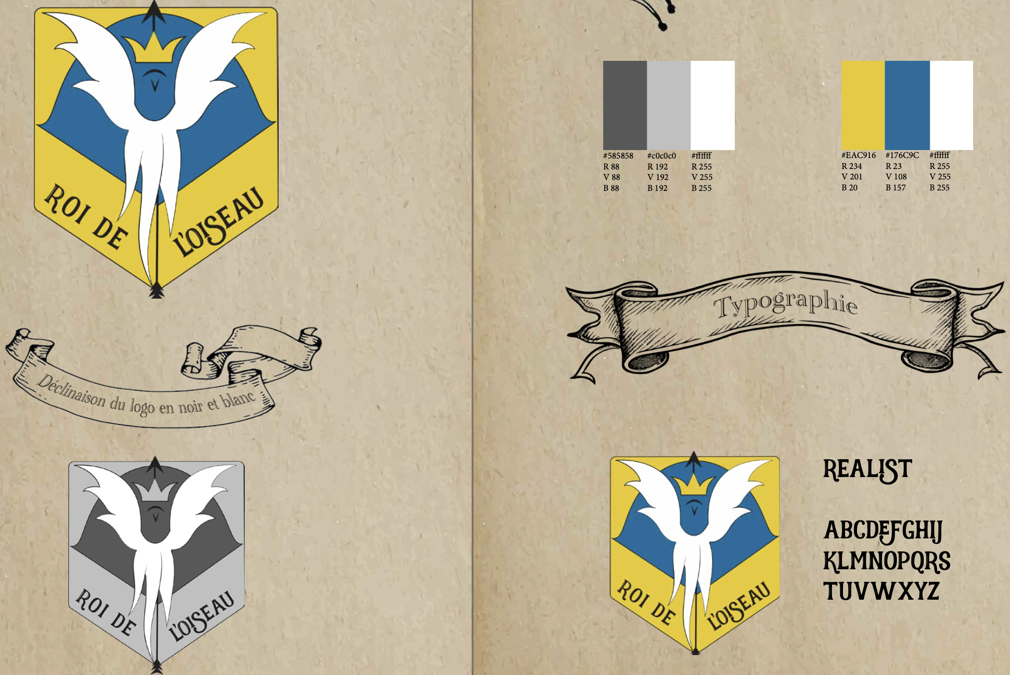 Roi de l'Oiseau Logo